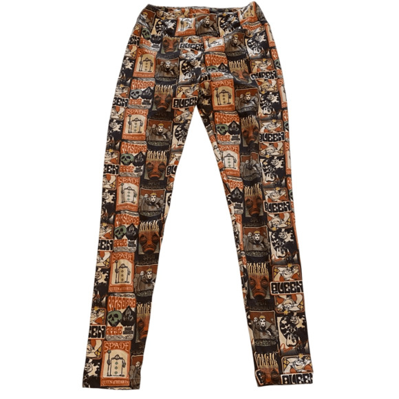 Lot of 2 Lularoe OS Disney Villains Evil Queen Hearts Cruella Leggings And Purpl - Picture 2 of 5